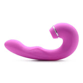 Shegasm 5 Star 10X Tapping G-Spot Vibe With Suction Pink - - G-Spot Vibrators